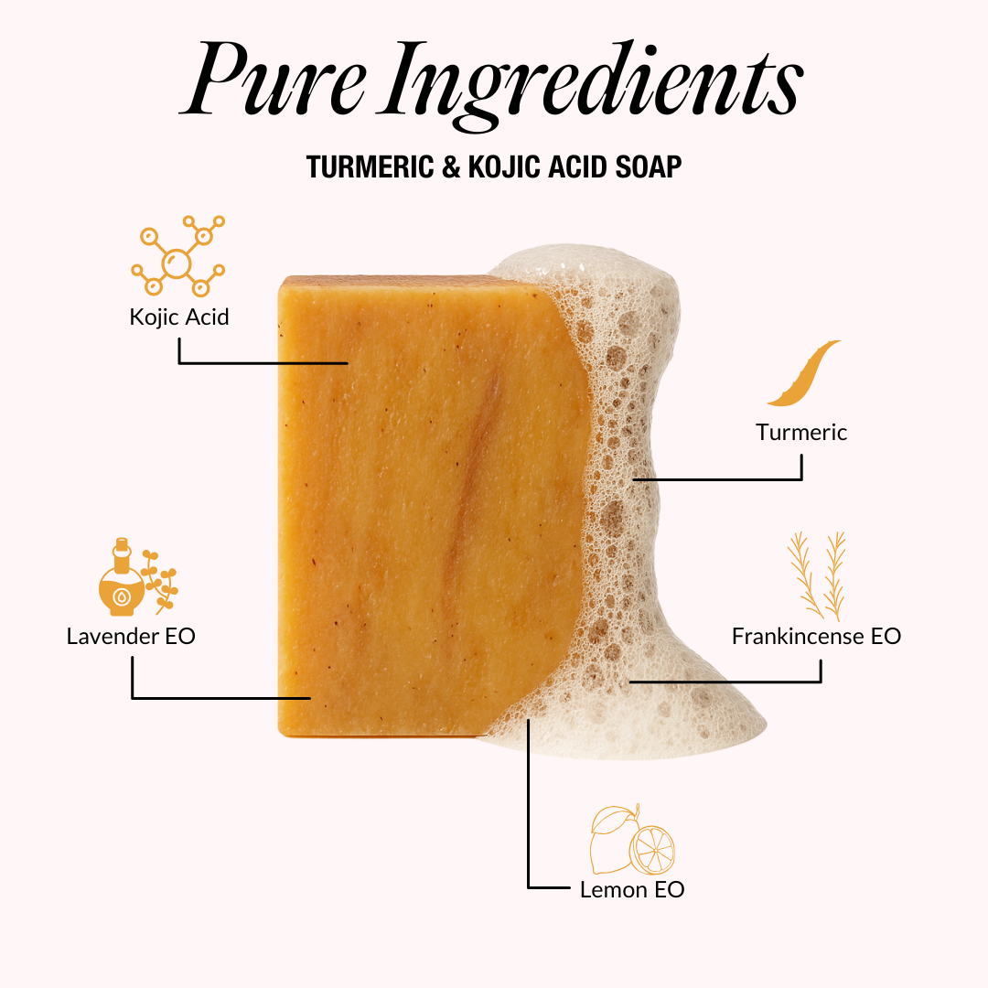 Brighten Your Skin—Turmeric & Kojic Acid Soap