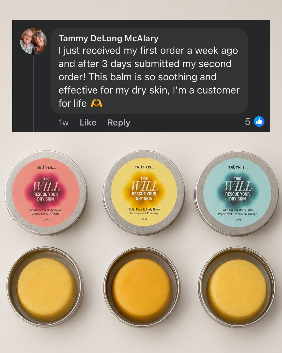 Rescue Your Dry Skin—Solid Face & Body Balm