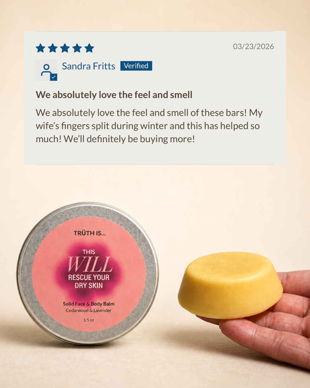 Rescue Your Dry Skin—Solid Face & Body Balm