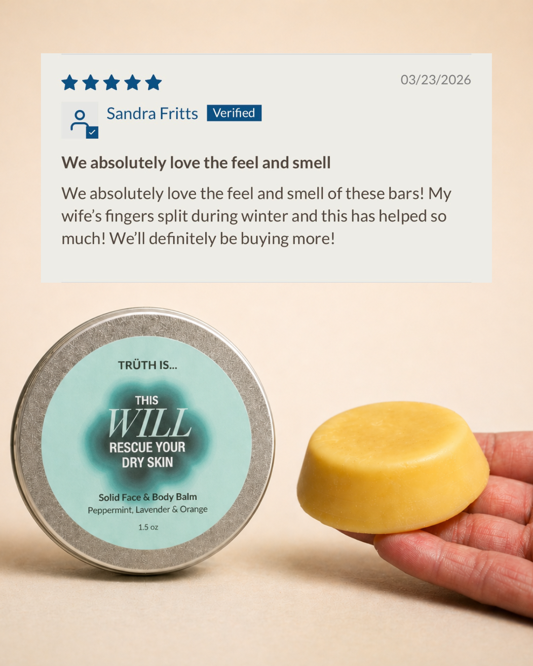 Rescue Your Dry Skin—Solid Face & Body Balm