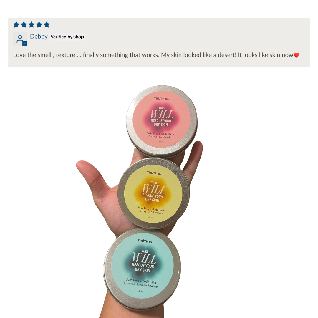 Rescue Your Dry Skin—Solid Face & Body Balm
