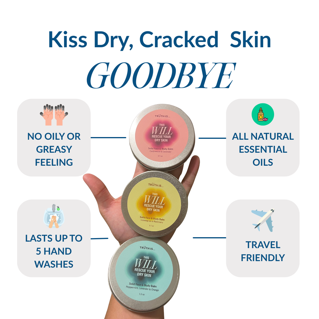 Rescue Your Dry Skin—Solid Face & Body Balm