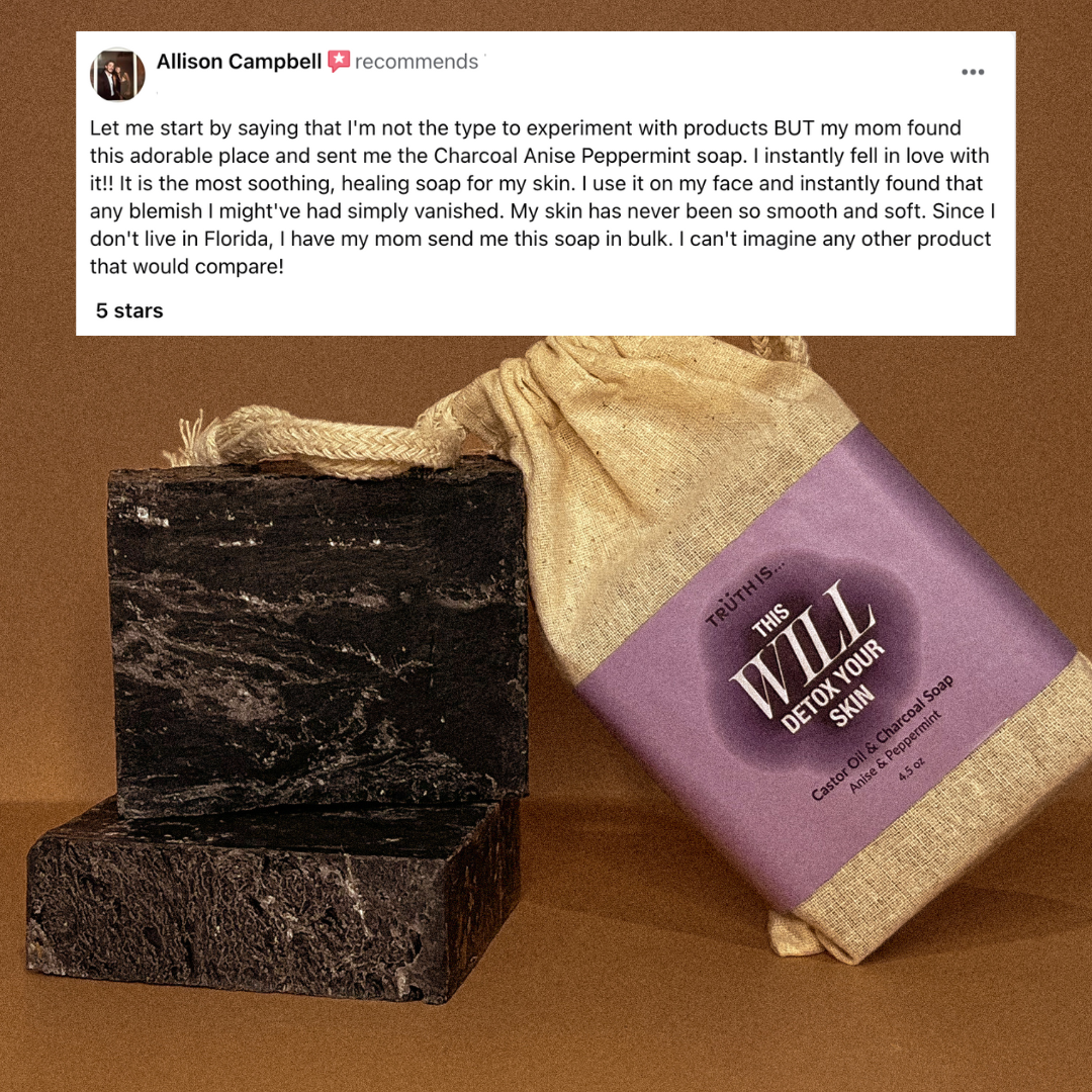 Detox Your Skin—Castor Oil & Charcoal Soap