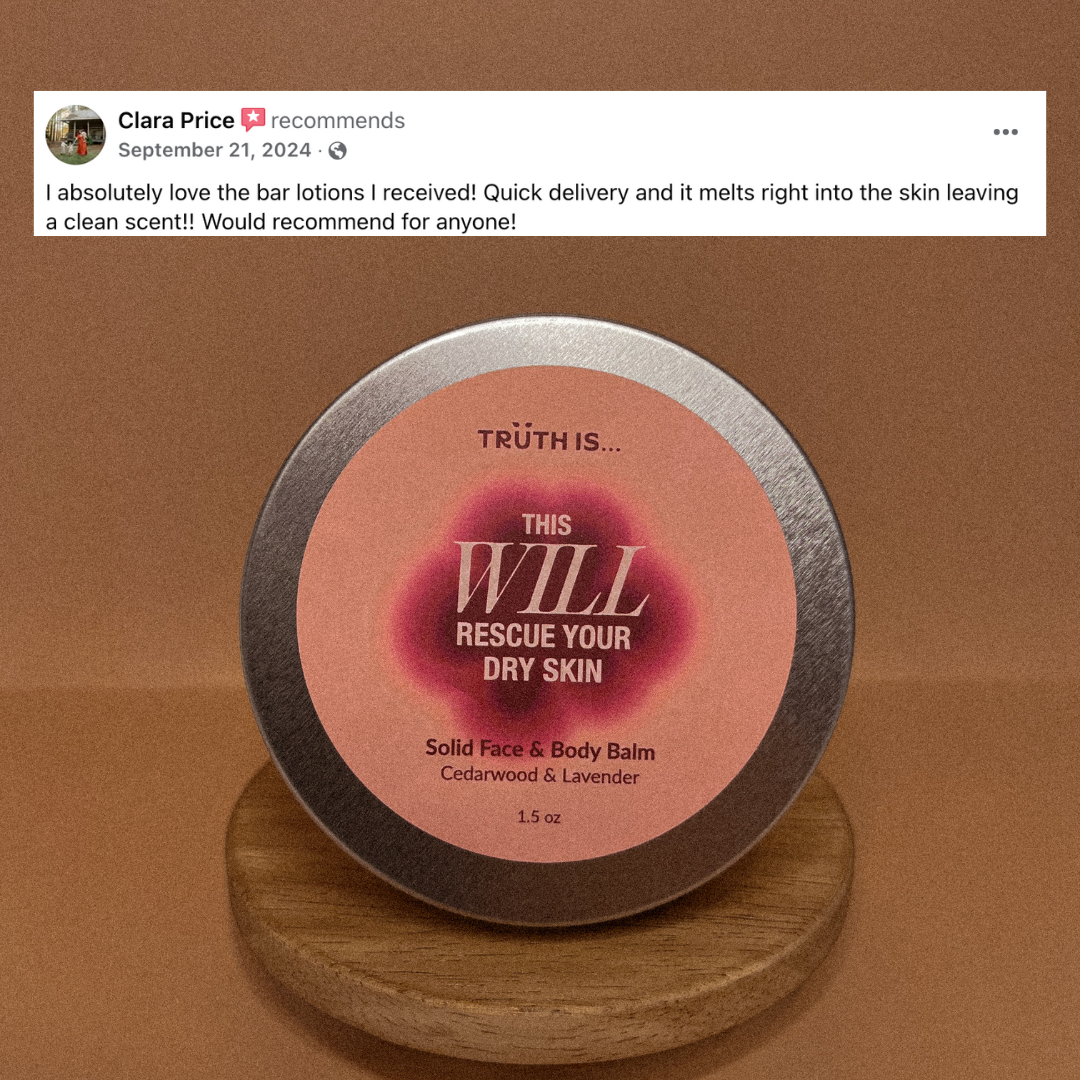 Rescue Your Dry Skin—Solid Face & Body Balm