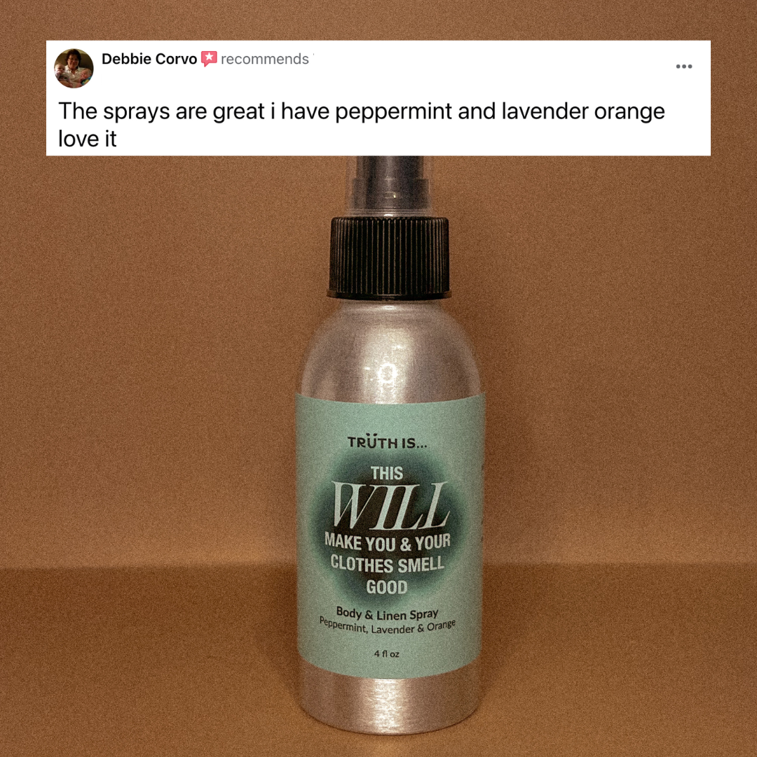 Make You and Your Clothes Smell Good—Body & Linen Spray