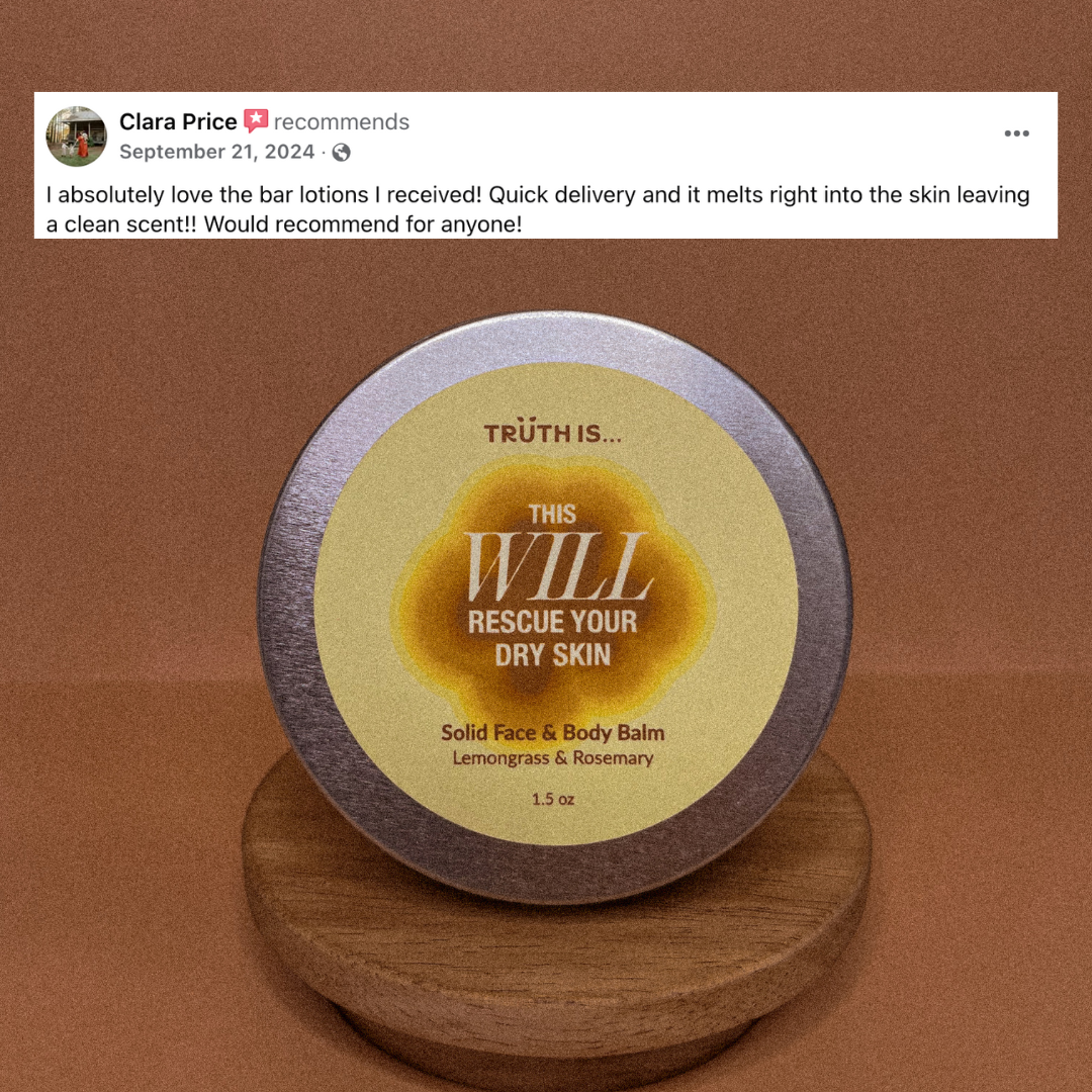 Rescue Your Dry Skin—Solid Face & Body Balm