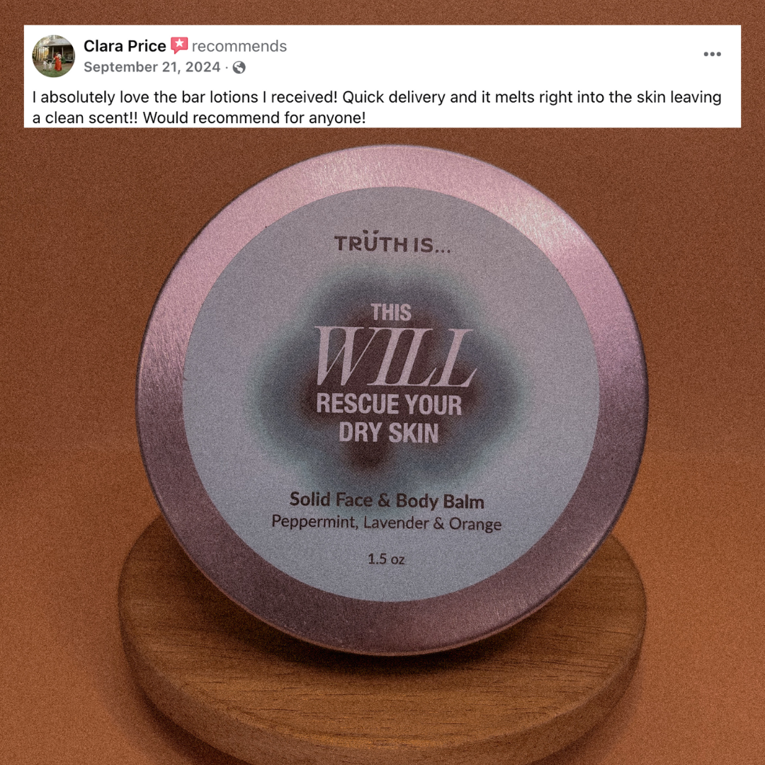 Rescue Your Dry Skin—Solid Face & Body Balm