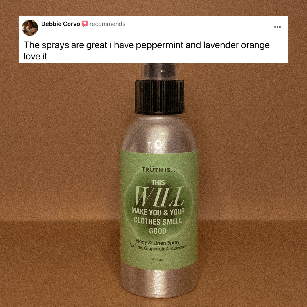 Make You and Your Clothes Smell Good—Body & Linen Spray