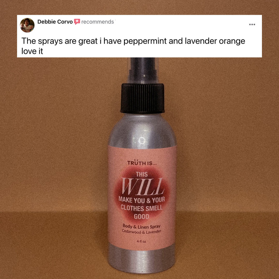 Make You and Your Clothes Smell Good—Body & Linen Spray