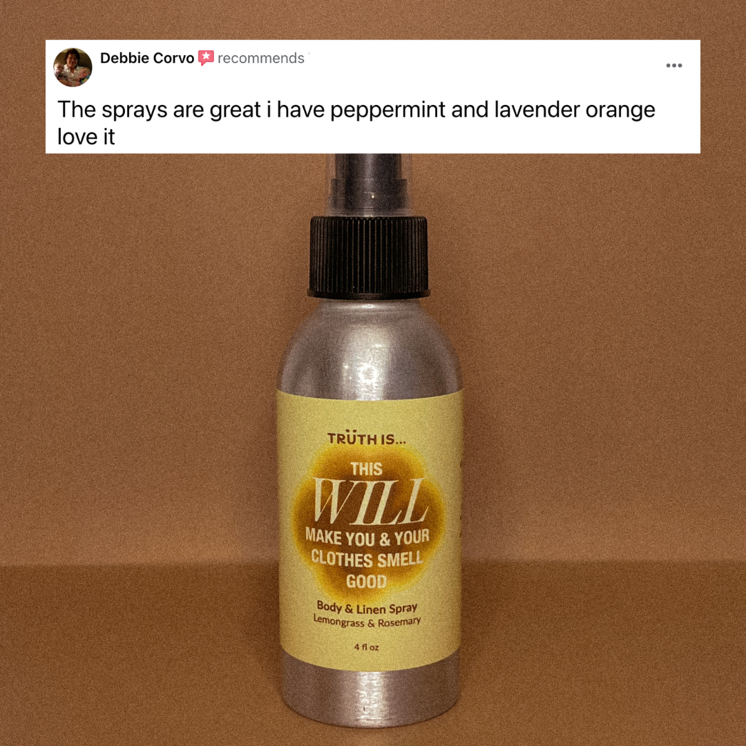 Make You and Your Clothes Smell Good—Body & Linen Spray